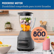 LICUADORA NEGRA 6 VELOCIDADES 800W BLSTPEG-GPB OSTER