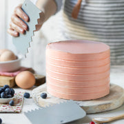 SET 2 RASPAS PLASTICAS DENTADAS DECORA