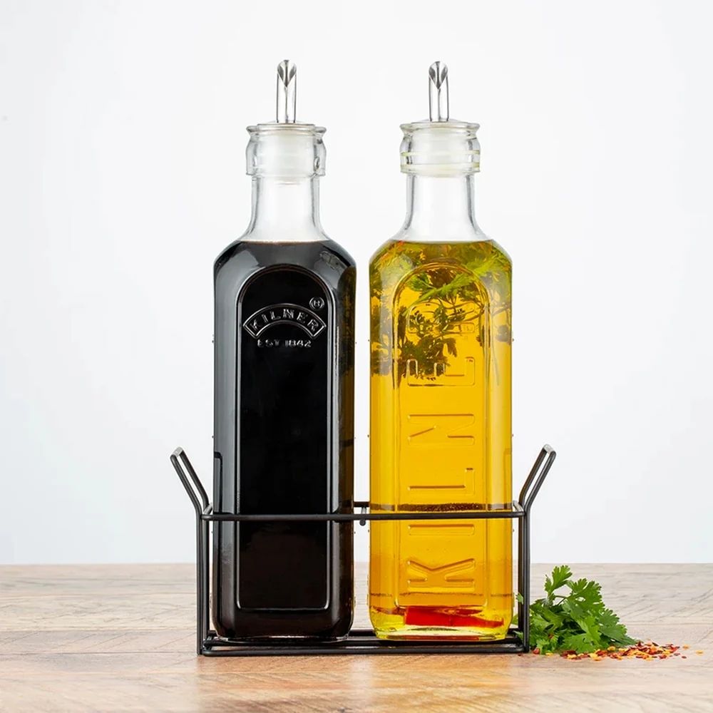 ALCUZA 2 PZAS KILNER + BASE METALICA