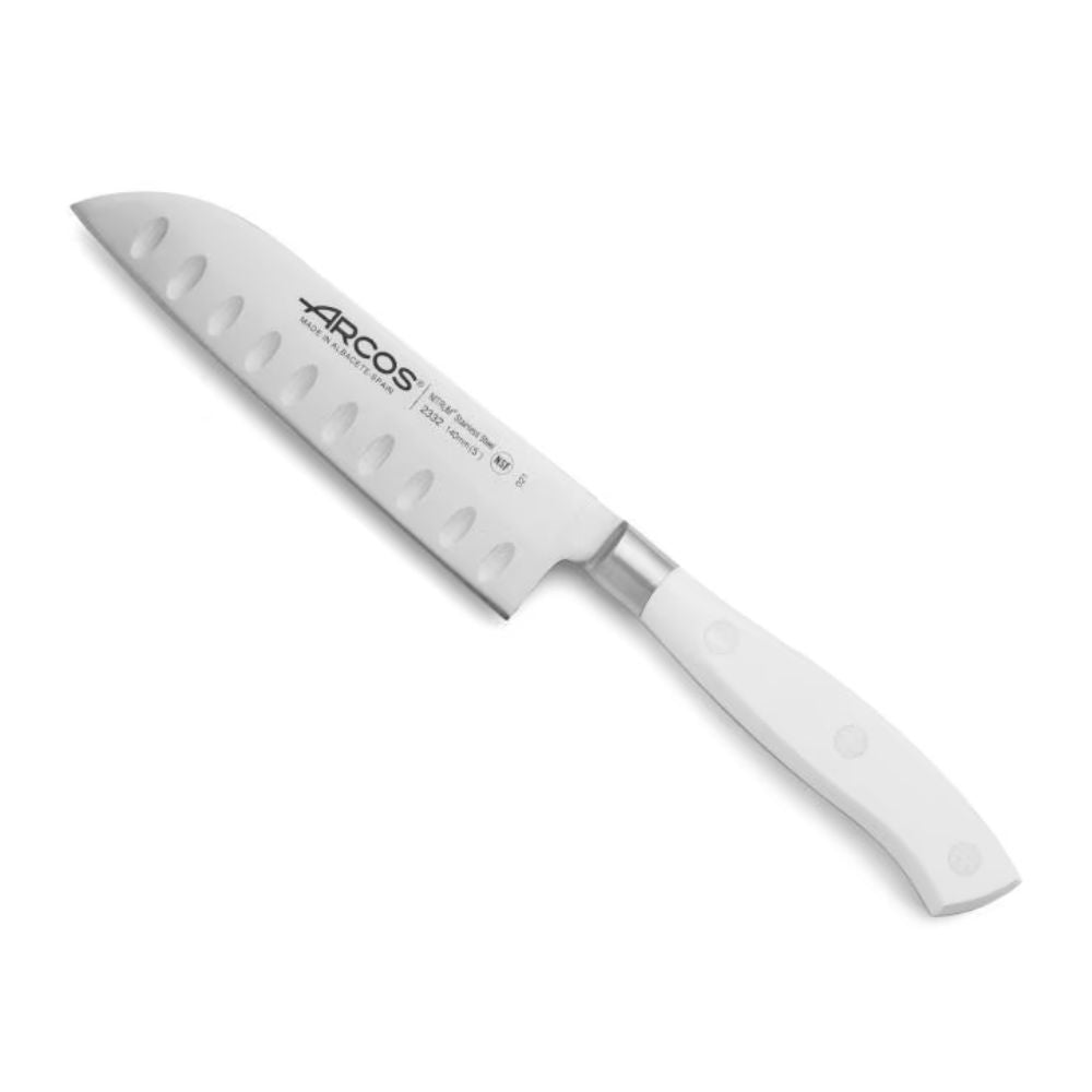 CUCHILLO SANTOKU 14 CM RIVIERA BLANCO ARCOS