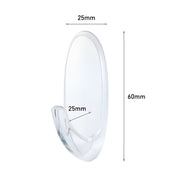 SET 2 GANCHOS COLGAR TRANSPARENTE COMMAND 3M
