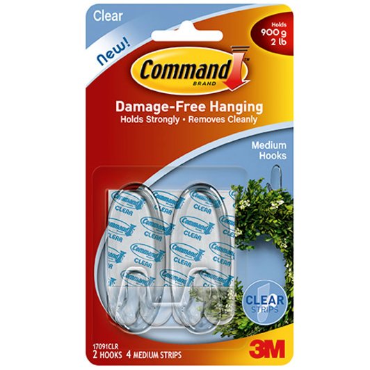 GANCHO COLGAR COMMAND 3M 17091CLR
