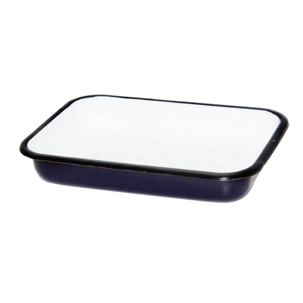 ASADERA ENLOZADA AZUL MARINO 36X25 CM CONDOR