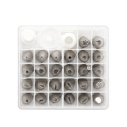 SET 26 BOQUILLAS, 2 ADAPTADORES Y SOPORTE DECORA