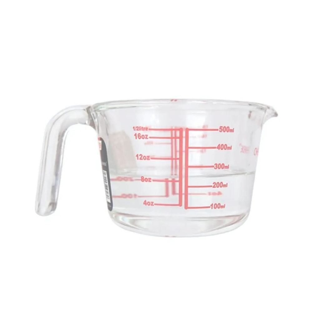 JARRA GRADUADA VIDRIO TEMPLADO 500 ML SM