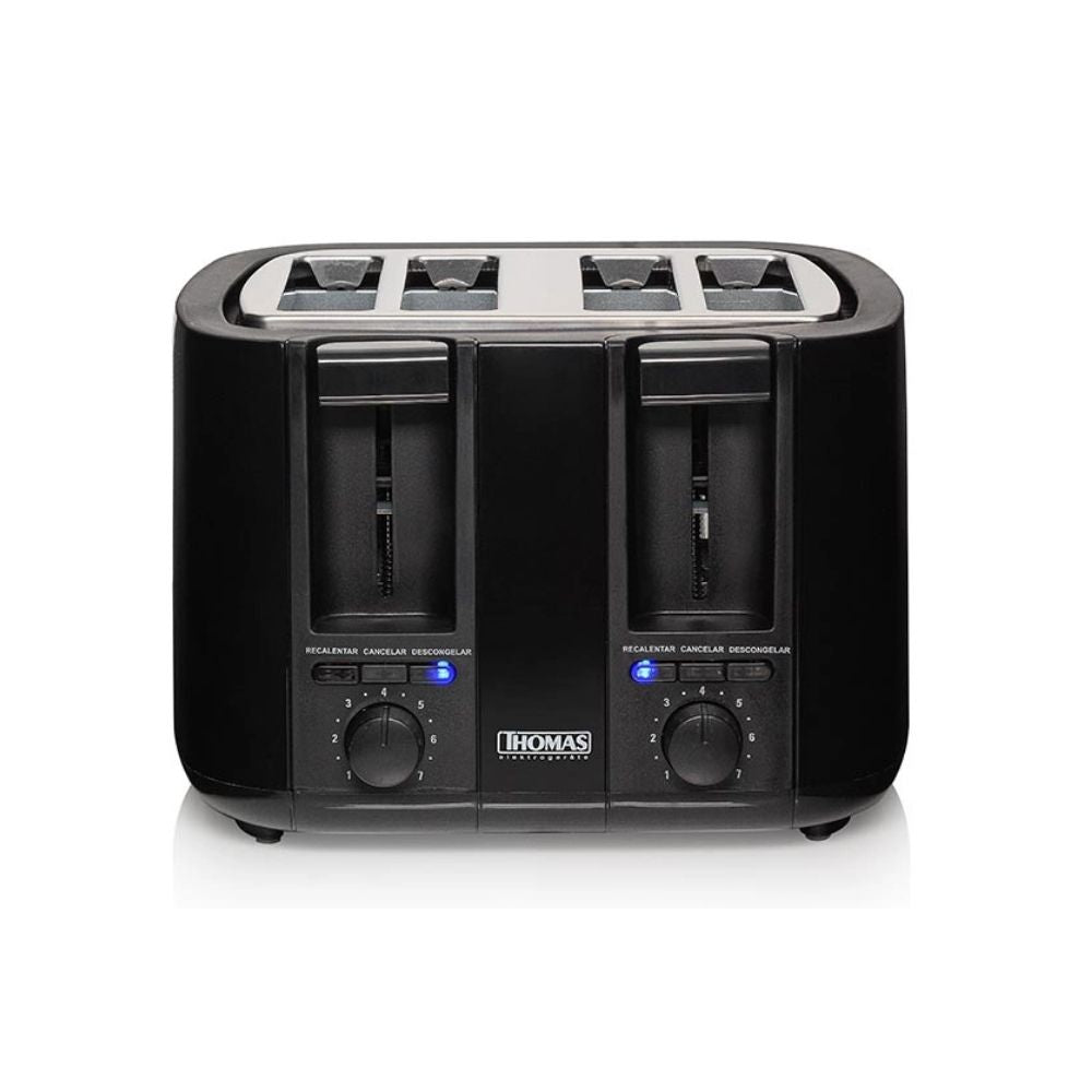 TOSTADOR 4 REBANADAS NEGRO TH-126 THOMAS