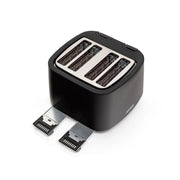 TOSTADOR 4 REBANADAS NEGRO TH-126 THOMAS