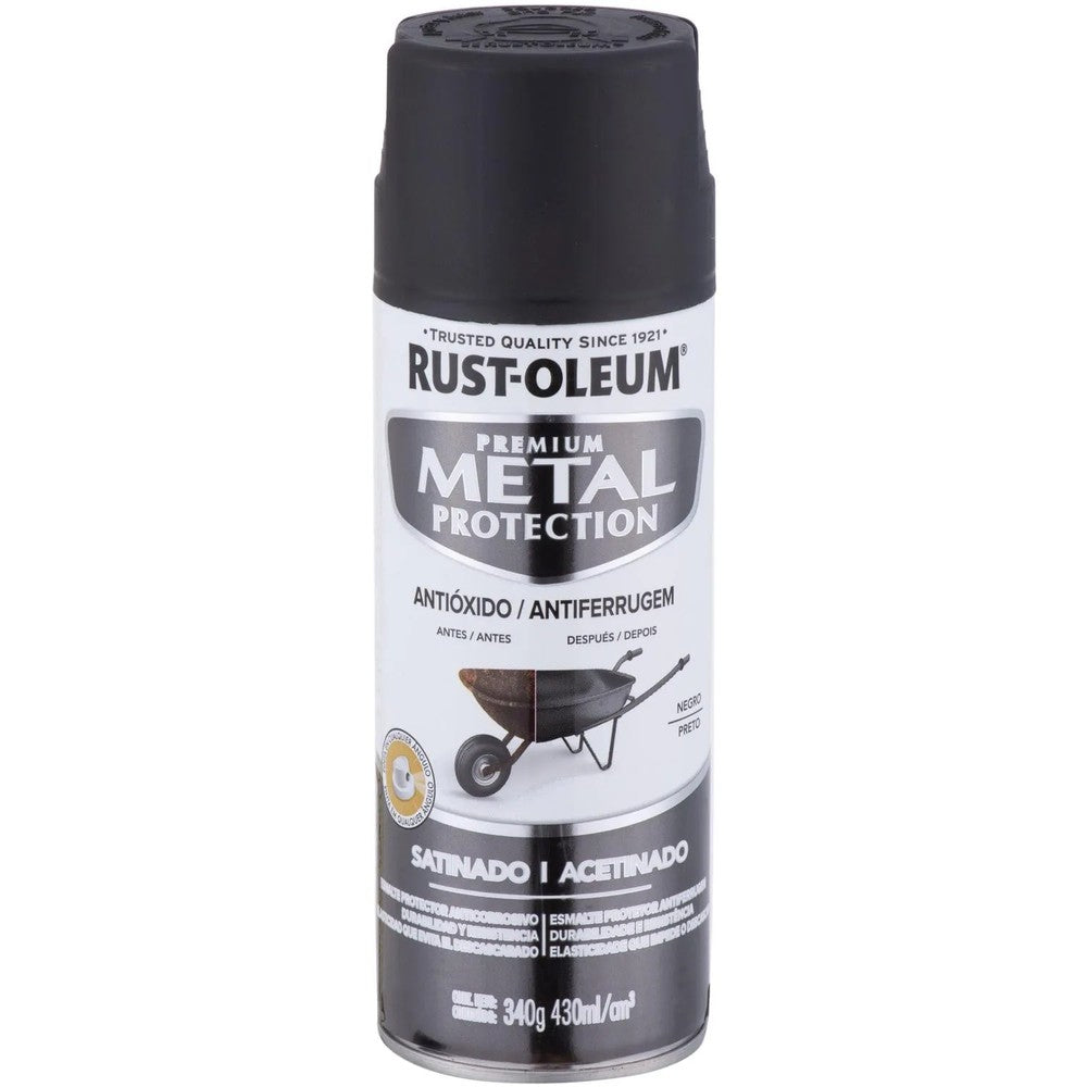 SPRAY METAL PROTECTION SATINADO NEGRO 340 GR RO