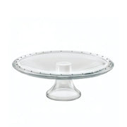 PLATO TORTA 31 CM CON PIE BORGONOVO