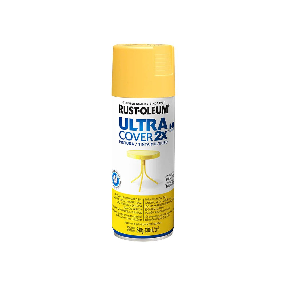 SPRAY ULTRA COVER 2X AMARILLO SOL BRILL 340 GR RO