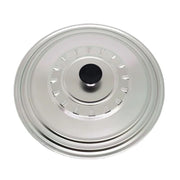 TAPA 32-34-36 CM PERFORADA ALUMINIO PULIDO ILSA