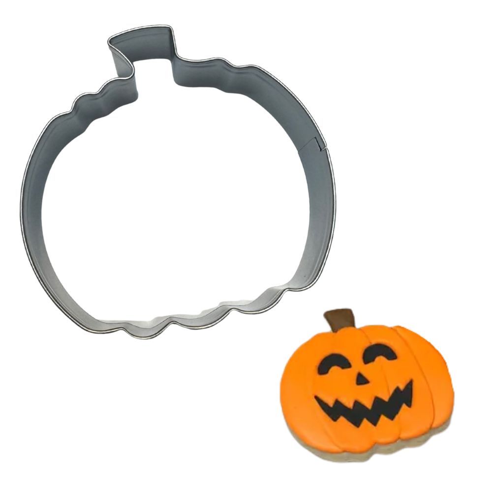 CORTA GALLETA CALABAZA ACERO INOX
