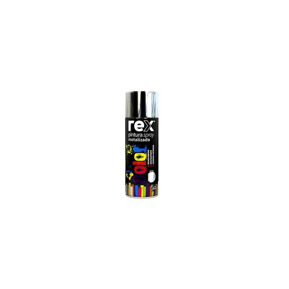 PINTURA SPRAY METALICO CROMO REX 400 ML