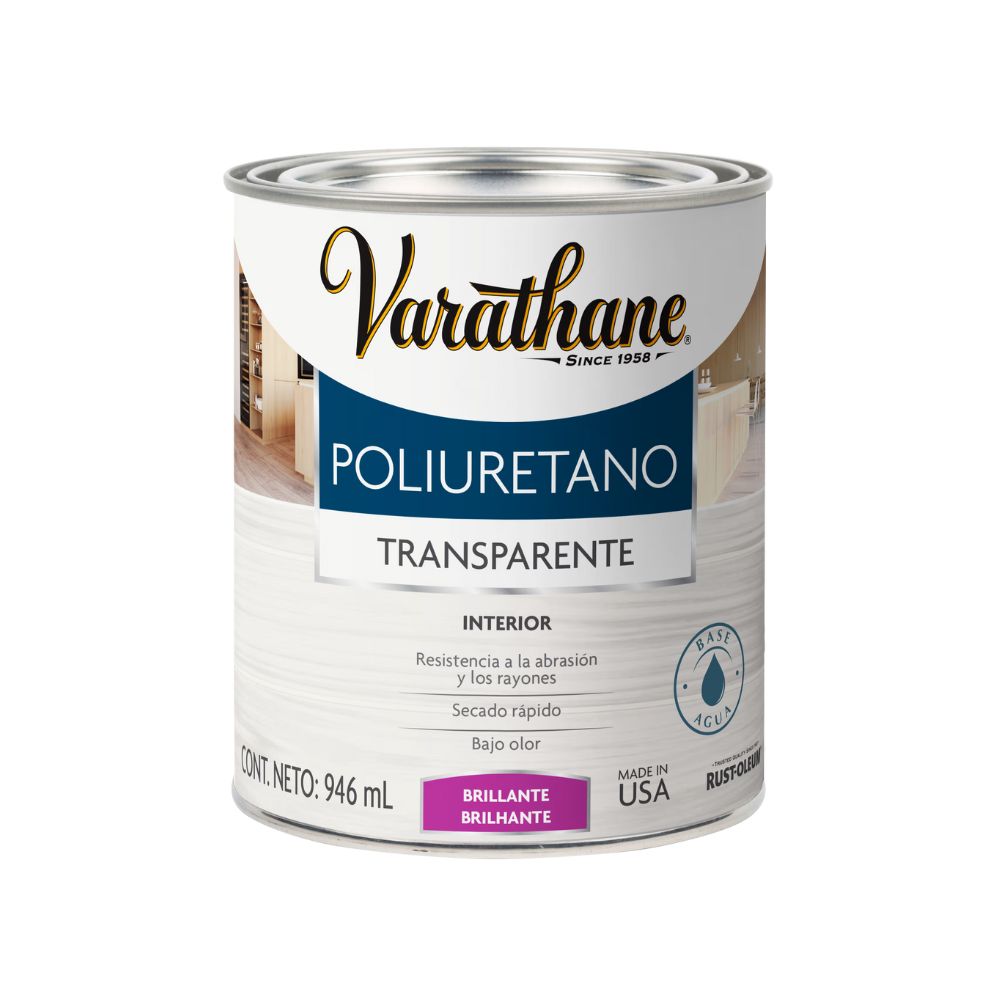 POLIURETANO INTERIOR BRILLANTE 0,946L VARATHANE