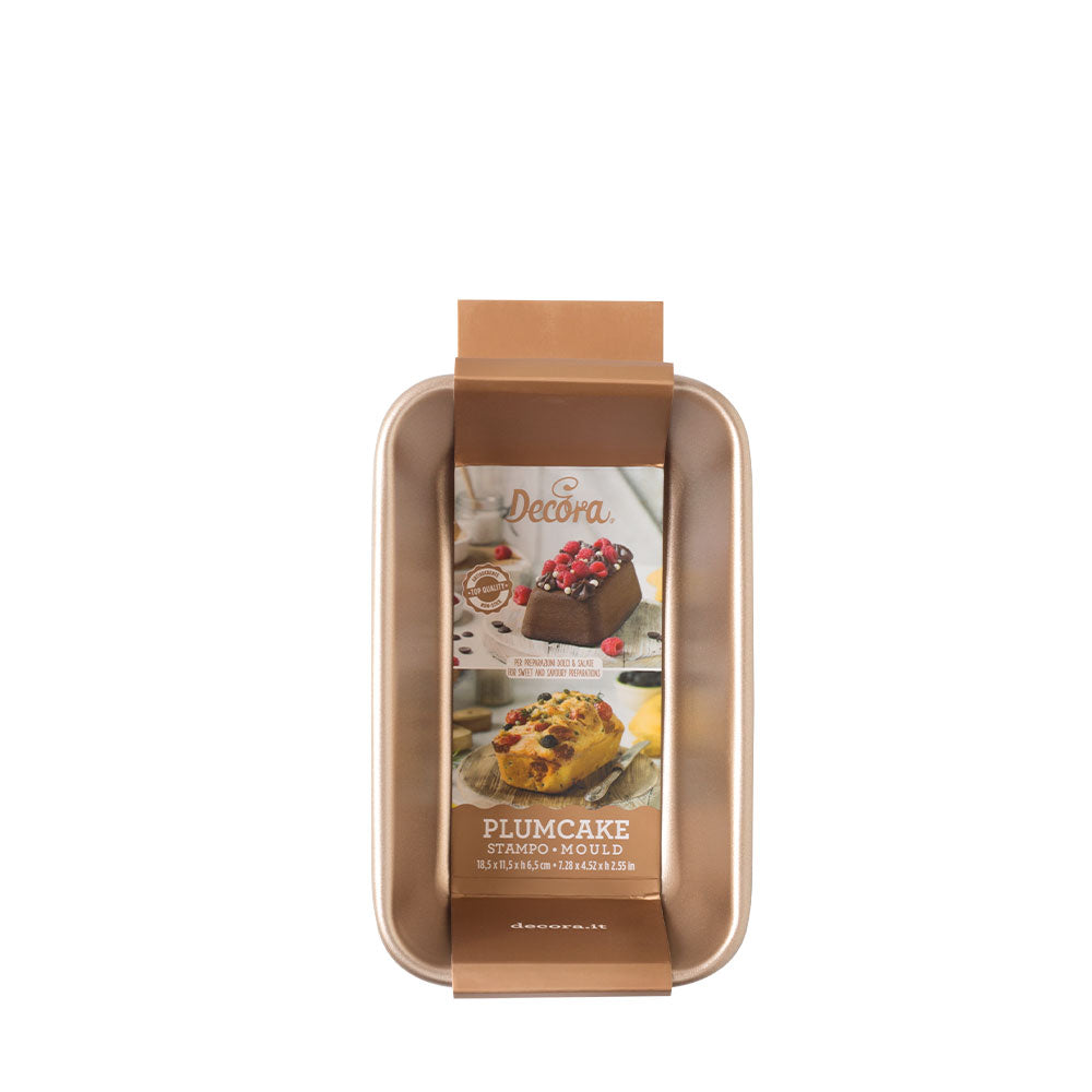 MOLDE RECTANG ROSE GOLD 18.5X11.5X6.5 H CM DECORA