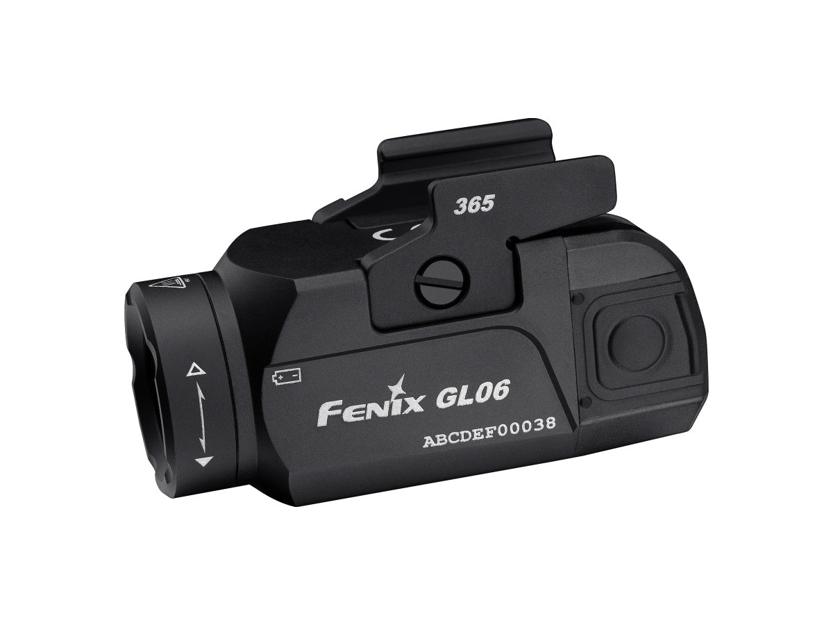 LINTERNA FENIX GL06-365 NEGRA P/PISTOLA 600lm