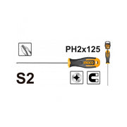 DEST. CRUZ INGCO PH2 6 X 125 MM HS68PH2125