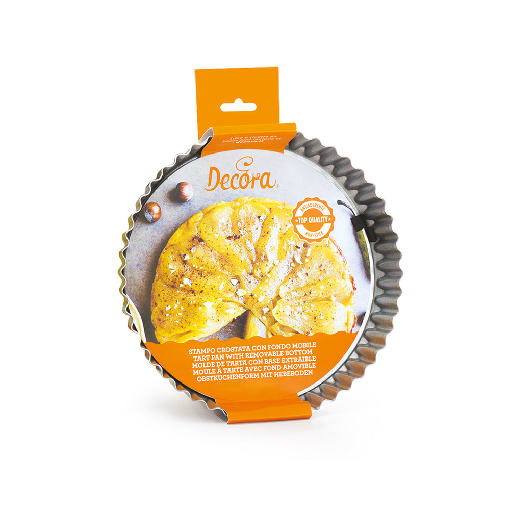 MOLDE TARTA REDONDO DESMONTABLE 20x3.5 H CM DECORA