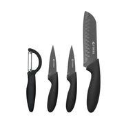 SET 3 CUCHILLOS Y PELADOR NEGRO VINERS