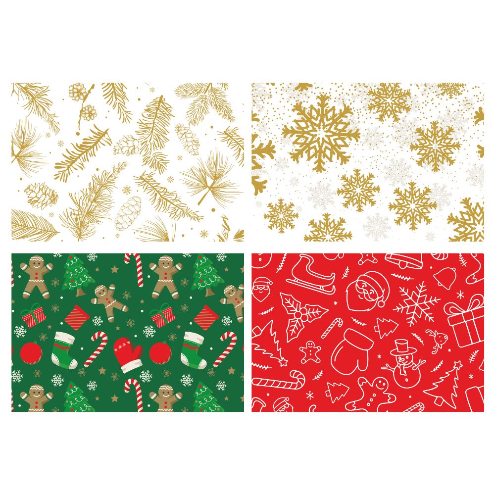 CAJAS DISEÑO NAVIDAD 23.5X16X5 CM DECORA