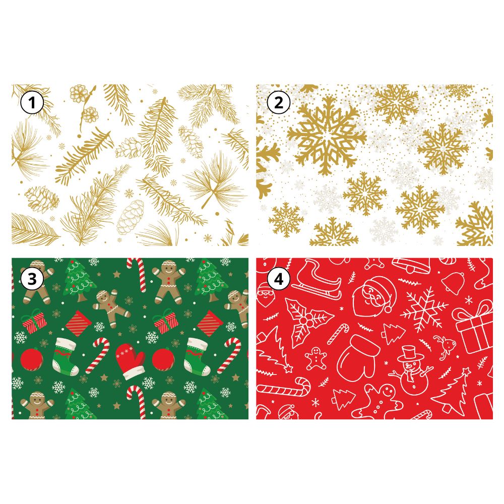 CAJAS DISEÑO NAVIDAD 23.5X16X5 CM DECORA