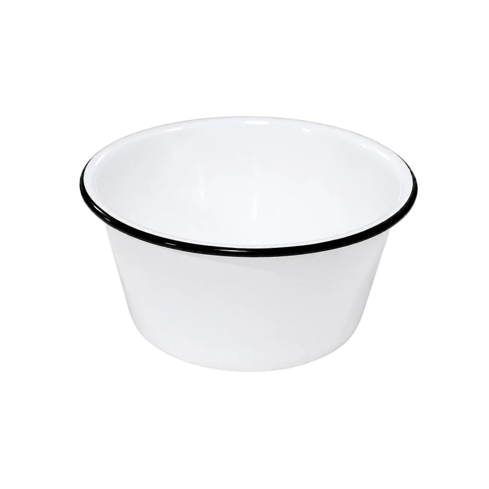 BOWL ENLOZADO BLANCO 22 CM IMPO
