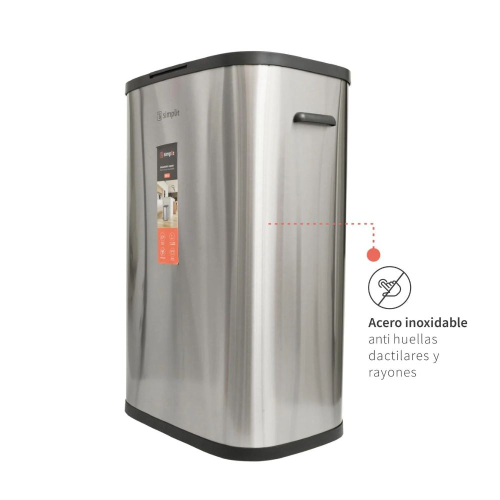 BASURERO COCINA 61.5 CM ACERO INOX HANDY SIMPLIT