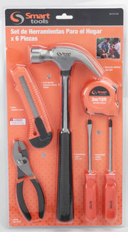 JUEGO HERRAMIENTAS 6 PZAS SMART TOOLS