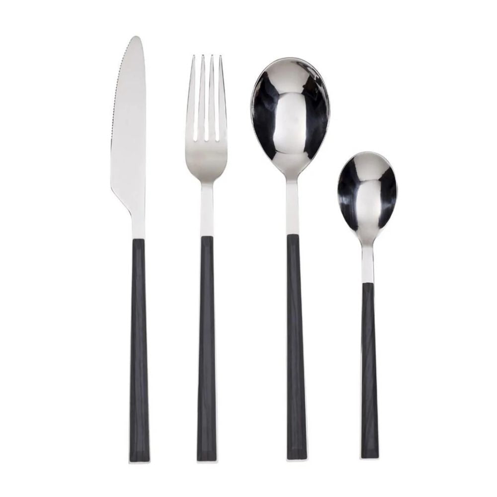 SET CUBIERTOS ACERO INOX 24 PZAS STONE KRONS