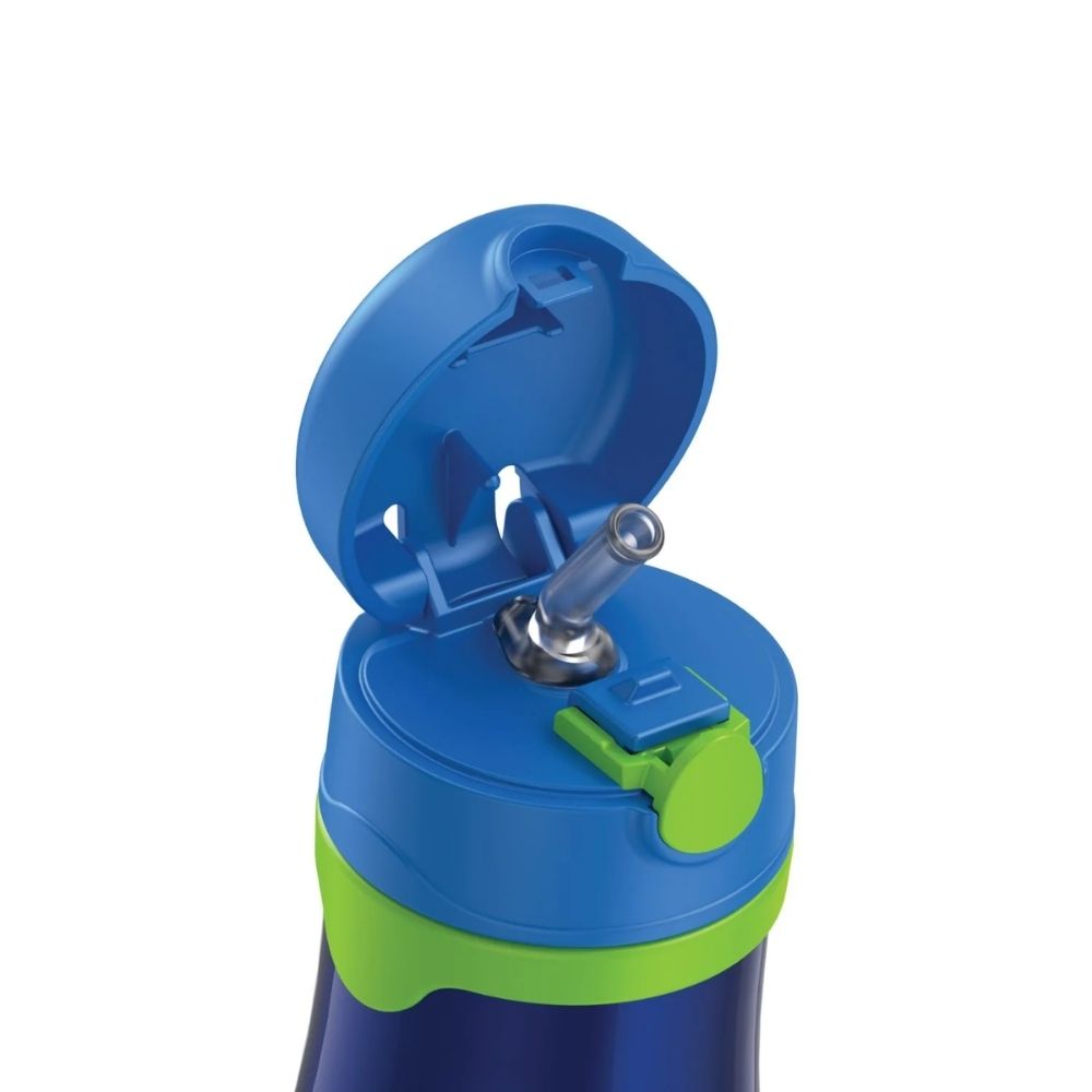 BOTELLA CON BOMBILLA  SIPPY KIDS 290 ML AZUL THERMOS