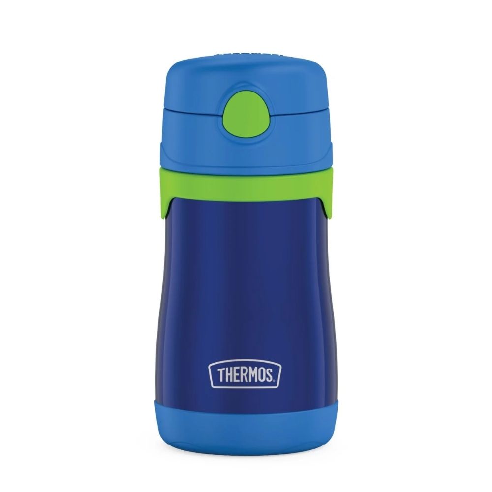 BOTELLA CON BOMBILLA  SIPPY KIDS 290 ML AZUL THERMOS