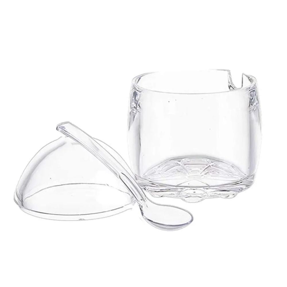 MERMELADERO / AZUCARERO ACRILICO CON CUCHARA