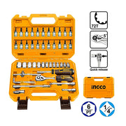 JUEGO DADOS []1/4 INGCO 4 A 14 MM HKTS14462