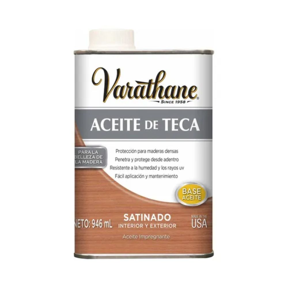 ACEITE DE TECA 0,946L SATINADO VARATHANE