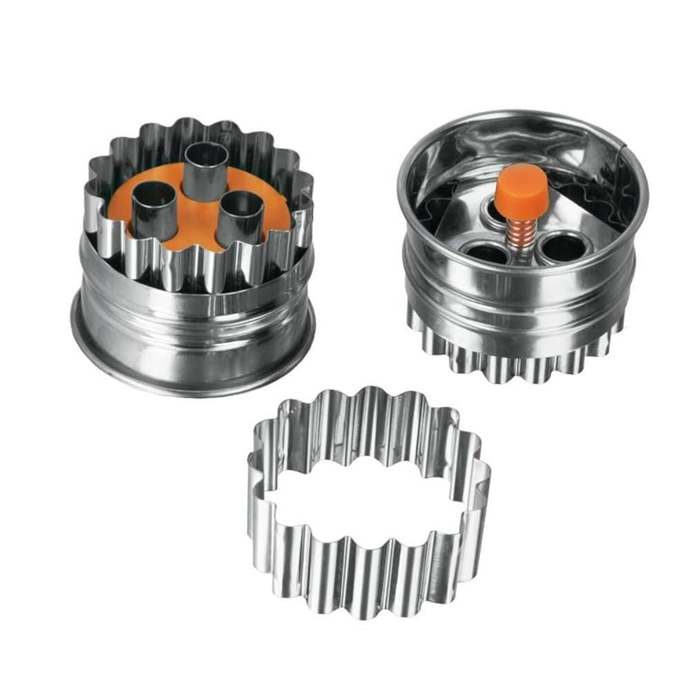 CORTANTE GALLETA CON PULSADOR 3 PERF METALTEX