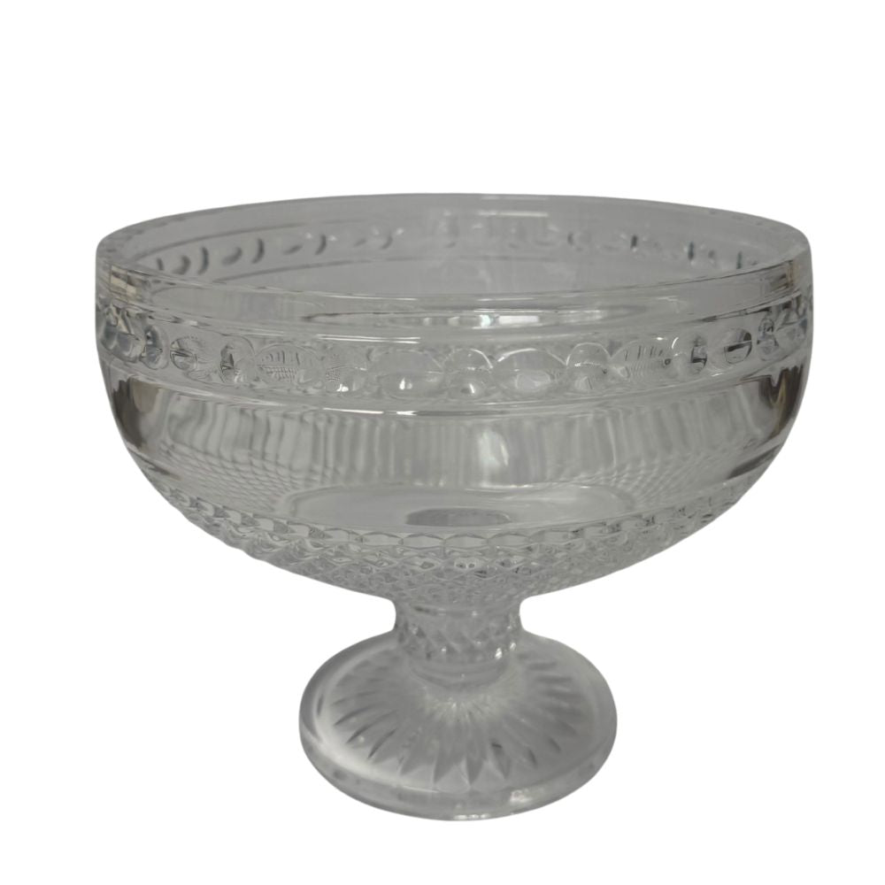 COPON VIDRIO TALLADO 20X14.5 CM