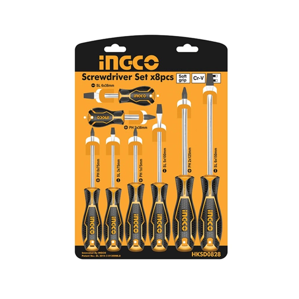 JUEGO DEST. INGCO 8 PZAS HKSD0828