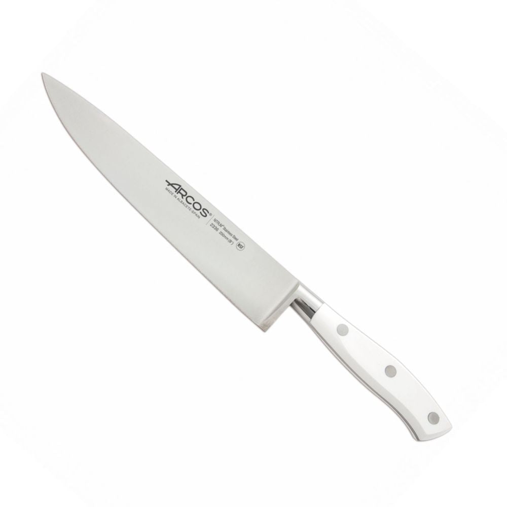 CUCHILLO COCINERO 20 CM RIVIERA BLANCO ARCOS