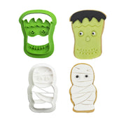 SET 2 CORTA GALLETA MONSTRUOS HALLOWEEN DECORA