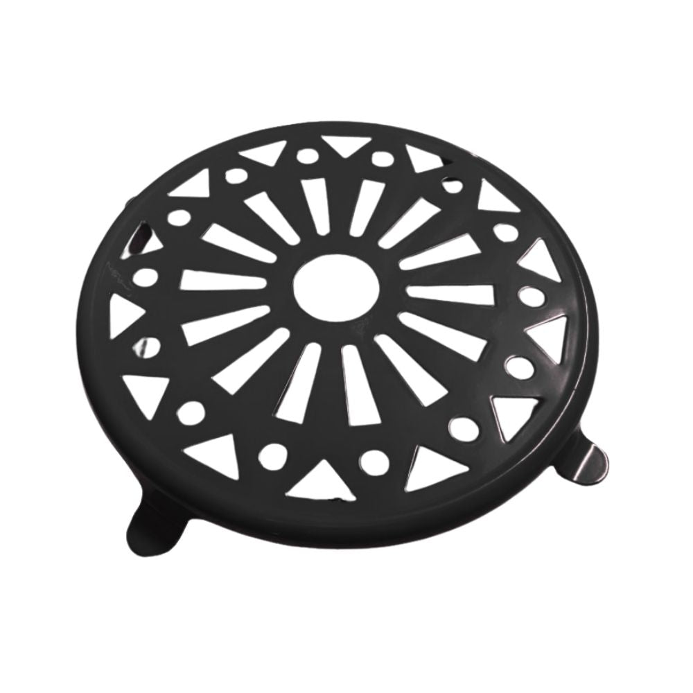 SALVAMANTEL 20 CM ESMALTADO NEGRO ILSA