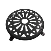 SALVAMANTEL 20 CM ESMALTADO NEGRO ILSA