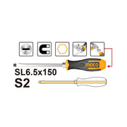 DEST. PALETA INGCO 6.5 X 150 MM HGTS686150 GOLPE
