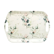 BANDEJA MELAMINA FLORES 25 X 33 CM