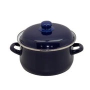 CACEROLA ENLOZADA 18 CM AZUL CONDOR