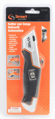 CUCHILLO CARTONERO RETRACTIL SMART 6101905 GRIS