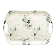 BANDEJA MELAMINA FLORES 29 X 38 CM