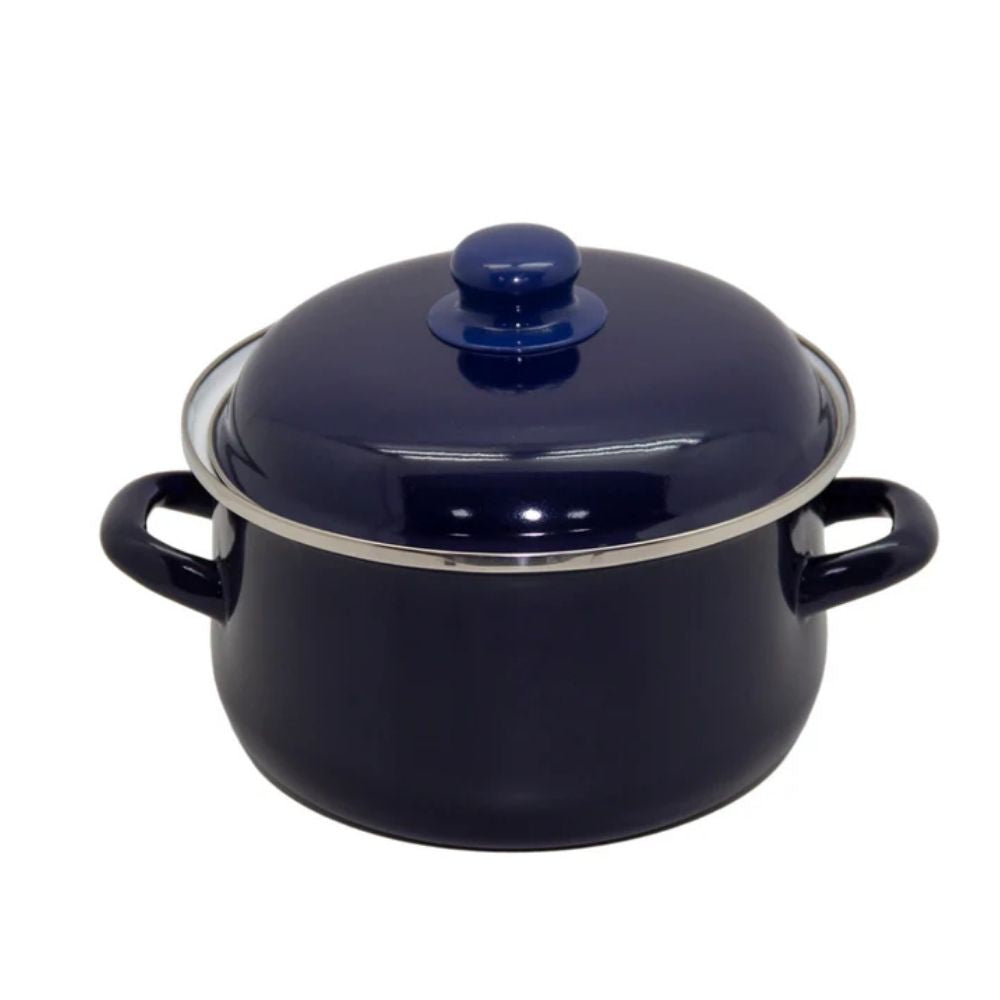 CACEROLA ENLOZADA 20 CM AZUL CONDOR