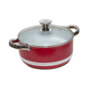 CACEROLA CERAMICO ROJO 20 CM CONDOR