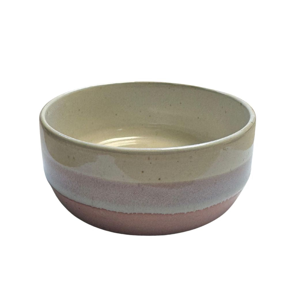 POCILLO CERAMICA GRIS/LILA 12 CM