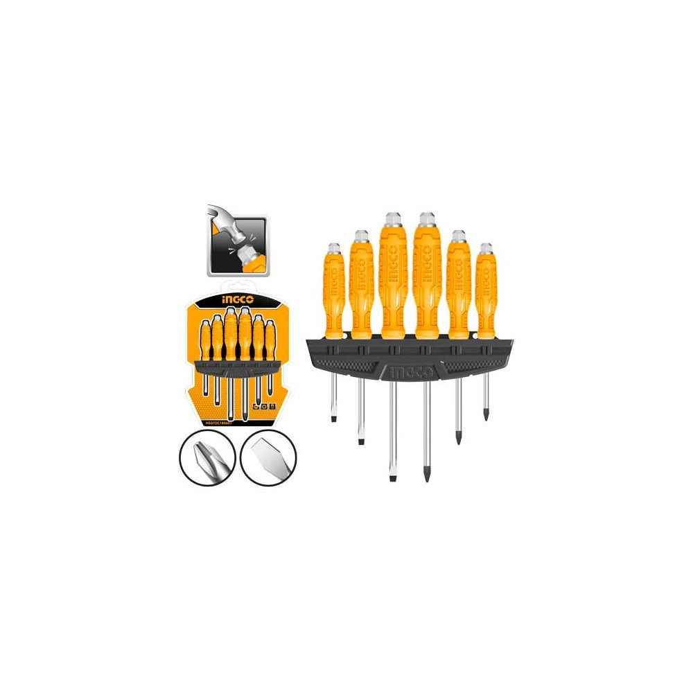 JUEGO DEST. INGCO 6 PZAS HSGTDC180601 HEXAG.